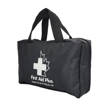 Load image into Gallery viewer, Large Pet First Aid Kit contents laid out — bandages, antiseptic wipes, scissors, gauze, emergency blanket and pet first aid manual
