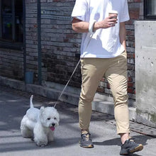 Load image into Gallery viewer, Moestar UFO Retractable Dog Leash – Hands-Free Wearable Design with 360° Tangle-Free Swivel, 10ft Nylon Tape for Small &amp; Medium Dogs up to 66 lbs
