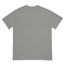 Load image into Gallery viewer, Plain back of the Grey Comfort Colors 1717 Retrieval Department T-shirt

