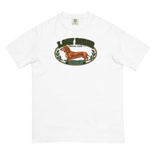 Load image into Gallery viewer, Dachshund Low Rider Social Club T-Shirt in White, front graphic view
